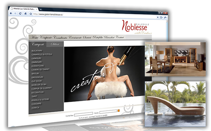 Web Design for Business - Galeriile Noblesse